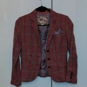 Stylish Plaid Blazer